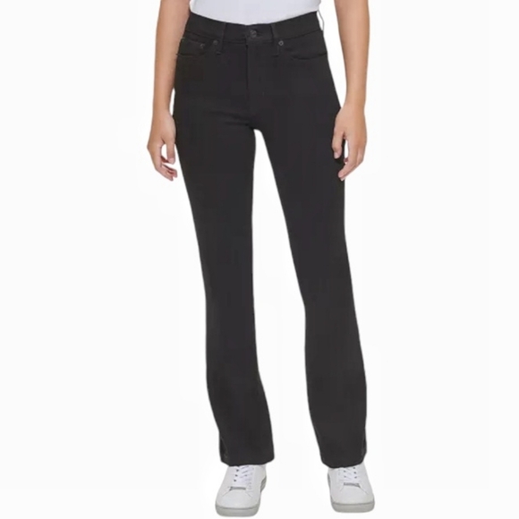 Calvin Klein Jeans - High Rise Kick Boot Crop Pants - Picture 1 of 15